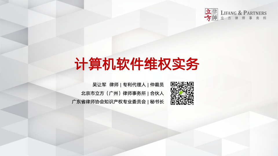 计算机软件维权实务